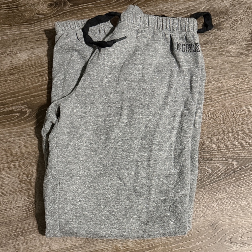 PINK Victoria's Secret  Heather Gray Joggers